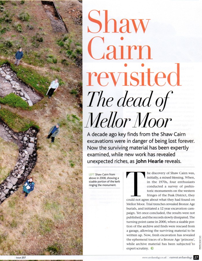 Current Archaeology, 2011: Shaw Cairn Revisited - the dead of Mellor